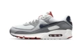 Air max 90 gray white red