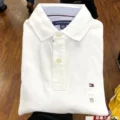 White solid color collar