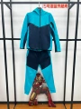 Lake blue and navy blue suit