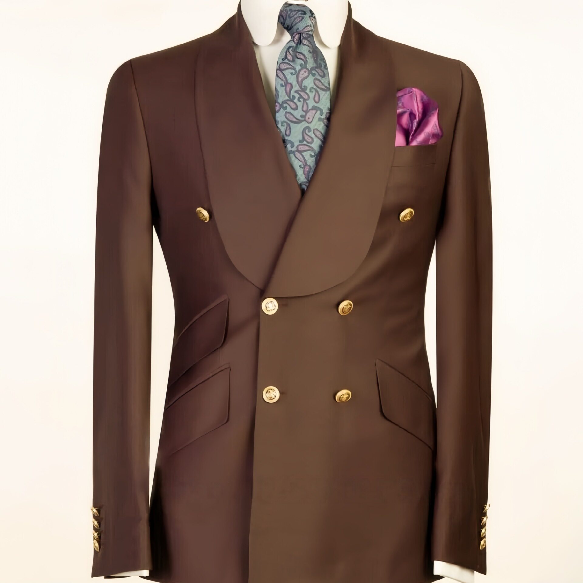 slim fit banquet business double-breasted groomsmen suit men's jacket