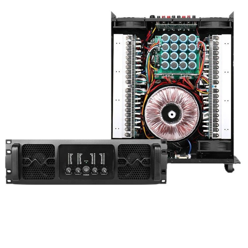Hot Sale Professional Power Amplifier 2 Channel Class H Professional Audio High Power Stage Engineering Amplifier Machine Stage