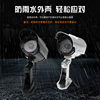 Solar Simulation Camera Fake Surveillance Model with Flashing Light Anti-Theft Flashing Warning Light