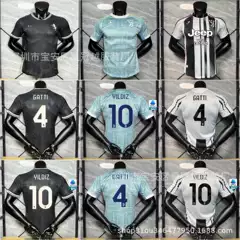 Wholesale 25-26 Juventus Home and Away Jerseys, No. 10 Il Diz, No. 4 Gatt, Adult Short-Sleeve Football Shirt