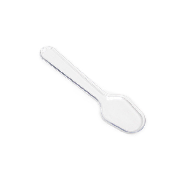 Disposable Spoon Snowball Digging Spoon Plastic Transparent Ice Cream Spoon Ice Cream Yogurt Pudding Spoon Separate Packaging