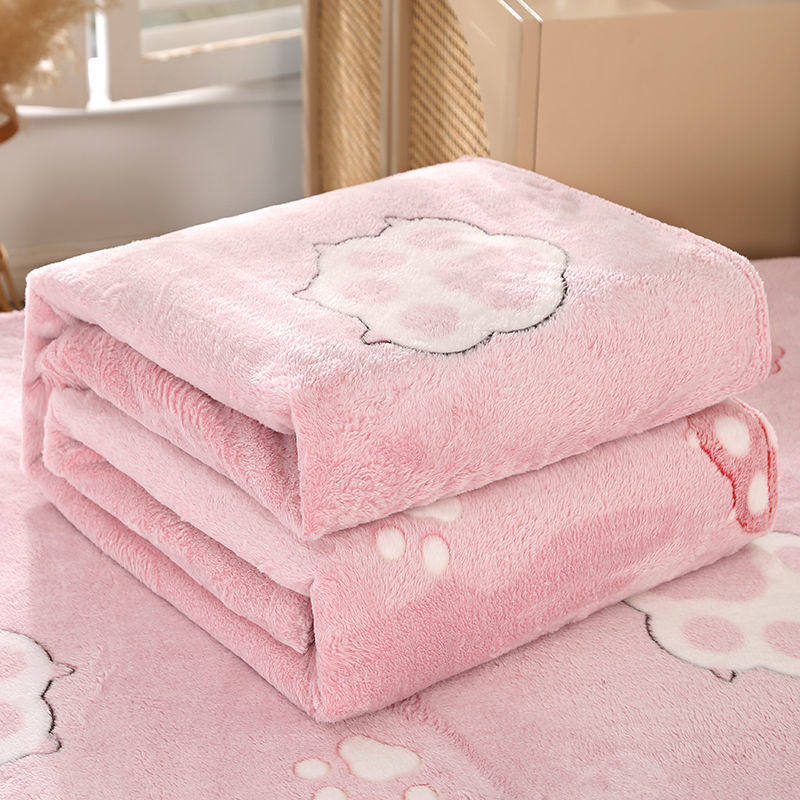 Thickened Non-Shedding Blanket, Warm Bed Sheets, Single Piece Milk Velvet Bed Sheets, Summer Thin Blanket, Student Dormitory