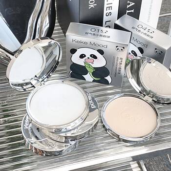 Kekemood Bear Setting Powder Oil Control Waterproof Lightweight Loose Powder Affordable Dry Powder Concealer Wet and Dry Delicate