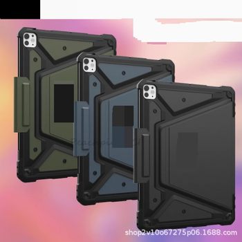 Suitable for Apple Tablet Ipadpro 11.0/13inch Anti-Fall Protective Case Ua Anti-Fall g Full Cover with Pen Slot Dormant