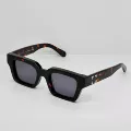 Leopard frame black sheet white characters (without box)