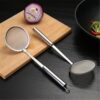 304 Stainless Steel Oil Strainer Spoon, Skimmer Spoon with 100 Mesh Filter, Household Hot Pot Foam Oil Separator, Kitchen Strainer Spoon