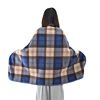 Cross-Border Class a Soft Shawl Blanket Thickeneded Polar Fleece Blanket Autumn and Winter Lazy Blanket Nap Blanket Multi-Functional Warm