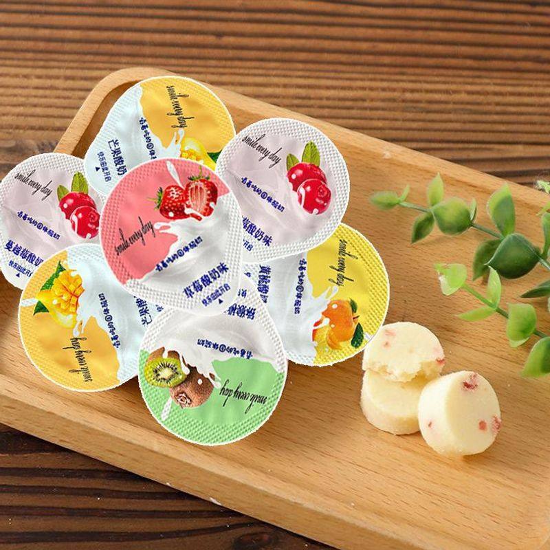 High-Speed Rail Yak Fruit Cheese Block Cheese with Fruit Pieces, Solid Yogurt from the Source Factory, Free Shipping Per Piece