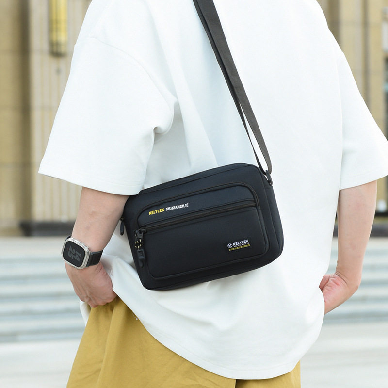 Crossbody Bag for Men 2025 New Casual Versatile Men's Backpack Fashion Simple Shoulder Bag Canvas Bag Satchel Handbag