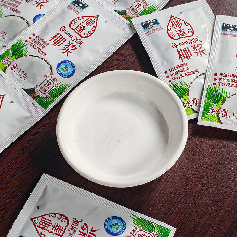 Panda Brand Coconut Da Coconut Milk 10g Concentrated Coconut Milk Juice Sago Raw Coconut Latte Poplar Nectar Baked Dessert Ingredients