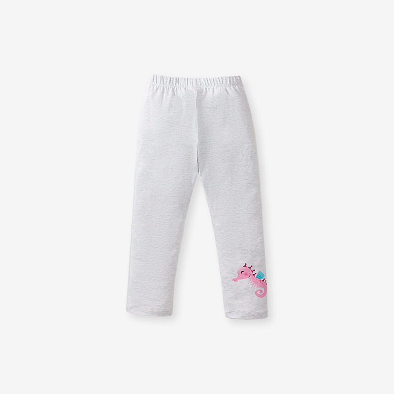 Girls' Cute Autumn Set, Toddler & Little Kid Long-Sleeve T-Shirt Cartoon Outfit