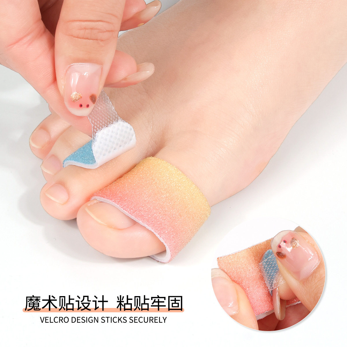 Corrective Belt Toe Belt Toe Separator for Men and Women Overlapping Bandage Toe Corrector Varus Separation Toe Separator