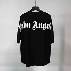 American Street Fashion High-End Brand Palm Letter Foam Short-Sleeve T-Shirt Palm Angel Unisex Casual T-Shirt Cross-Border Wholesale