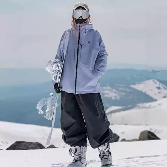 Japanese Style Retro Functional Waterproof Overalls Men's Spring and Autumn Trendy Brand Loose Straight Leg Casual Pants Ski Pants