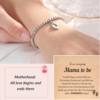 Cross-border Cute Footprint Pendant Bracelet Stainless Steel Round Bead Foot Hand String Bracelet Pregnant Women's Foot Necklace Bracelet
