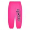 Rose red and black pants