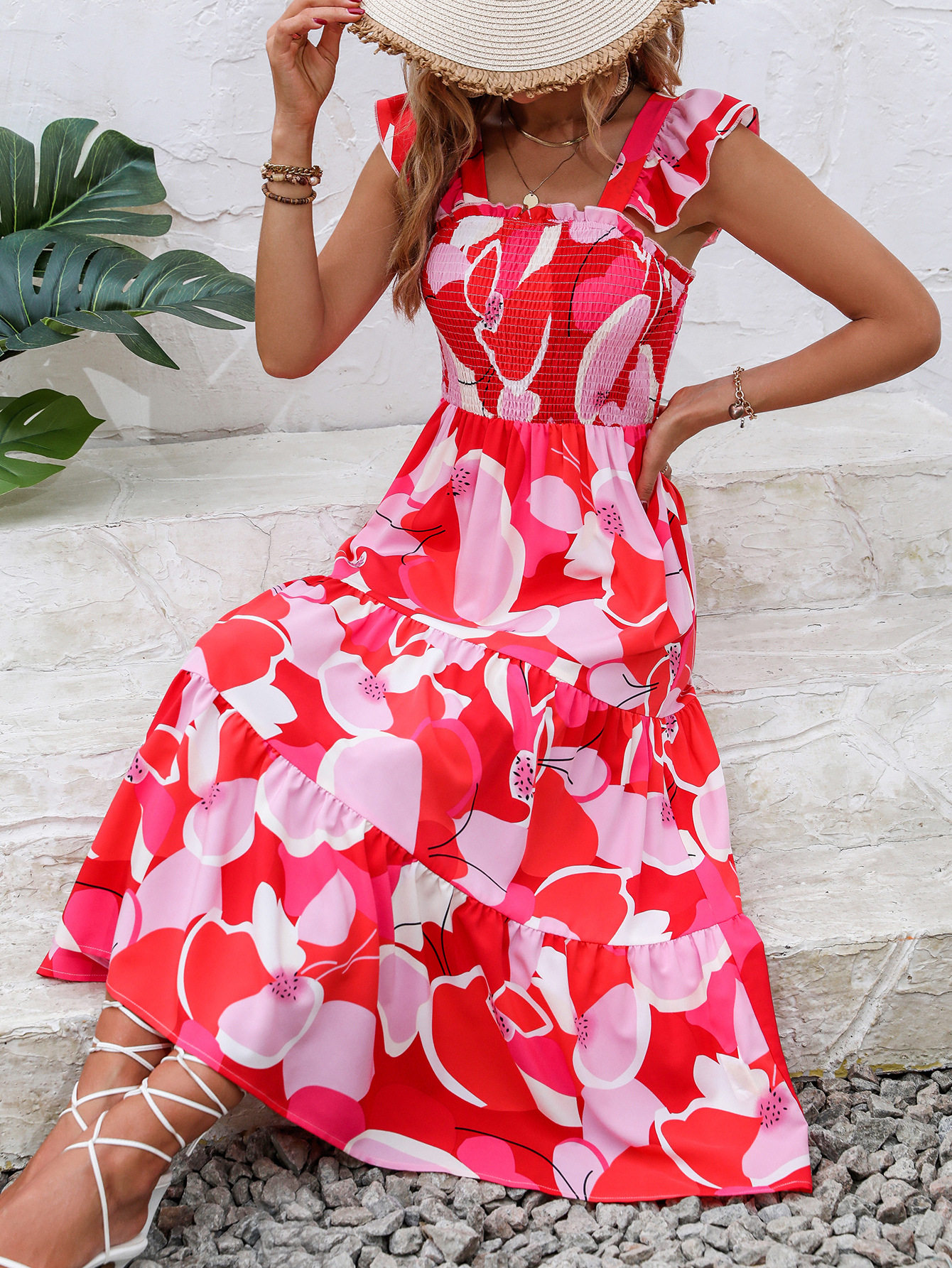 Spring Womens Dress Elegant Waist Defined Design Perfect for Casual or Formal Occasions Available for Wholesale
