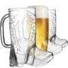 Customized Boot Cup Creative Boot Cup Beer Cup Handle Denim Cup Embossed Plastic Wine Cup Spirit Cup 17O