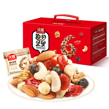 Wolong Daily Nut Gift Box 500g Mixed Pregnant Women Casual Snacks Adult Pistachio Nutrition Recommended by Nutritionists