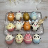 искусственная игрушка с медленным отскоком, мягкое яйцо, жирное животное, гача, музыкальная детская игрушка для раннего образования, коробка для слепых, оптовая продажа