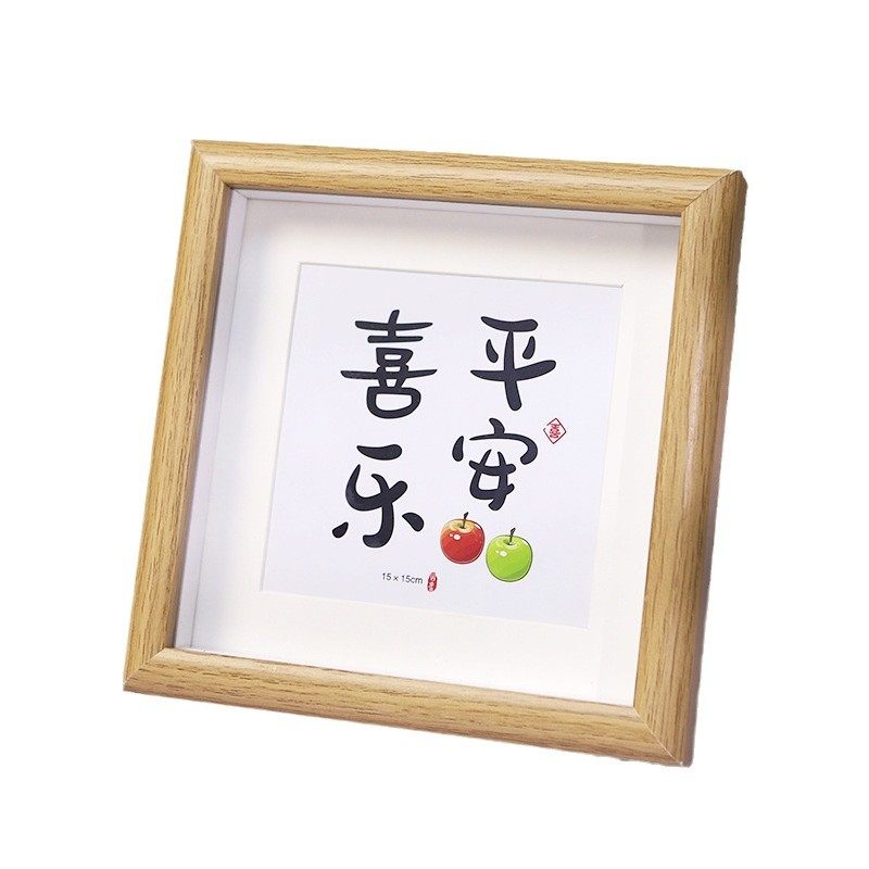 Hollow mini photo frame square 4 square creative oil painting stick framed picture frame stereo diy table factory wholesale