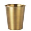 Wholesale Stainless Steel Beer Mugs, Large Capacity Single-Layer Saliva Cups, Food-Grade Rolled Edge Gold Wine Glasses, Commercial Coffee Cups