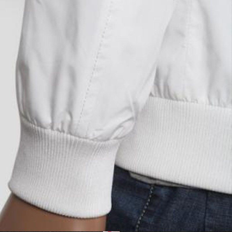 Stretch Cotton Threaded Fabric 2*2 Screw Clothes Collar Cuffs Hem Pure Cotton Cuffed Sweatshirt Ribbed Fabric