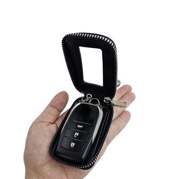 Key Bag Men's Mini Car Universal Women's Home Lock Key Bag Waist Hanging Korean Style Large Capacity Simple Keychain Bag