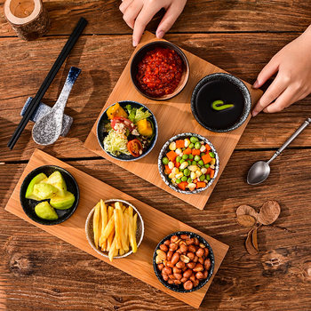 Wholesale Japanese Style Ceramic Flavor Dish Seasoning Dish Soy Sauce Dish Set Snack Dish Dish Dish Japanese Style Tableware