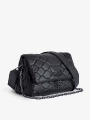 Double layer embroidered black