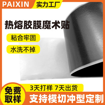 Manufacturer Wholesale Hot Melt Adhesive Film Velcro Clothing Belt High Frequency Pressing Nylon Hot Pressing Injection Hook Velcro