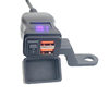 Motorcycle equipped with car usb mobile phone charger with voltmeter QC PD electric car charger fast charging modified waterproof