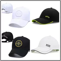 Men's High-Quality Cotton Casual Baseball Cap, Adjustable Couple's Cap, European and American Style A155