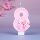 Трансграничная креативная цифровая свеча new girl pink bow cute с розовым бантом, торт на день рождения 0-9 лет, оптовая продажа Amazon mini 7
