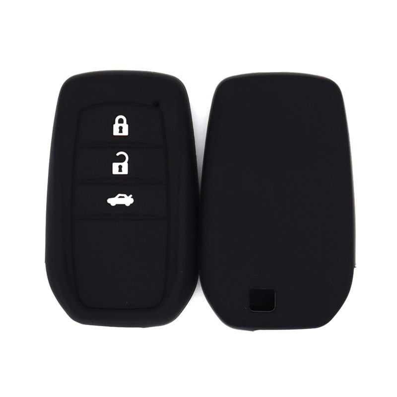 Suitable for Toyota Camry Crown Lu Fang Lei Ling Highlander Prado Asian Dragon car key case soft rubber bag