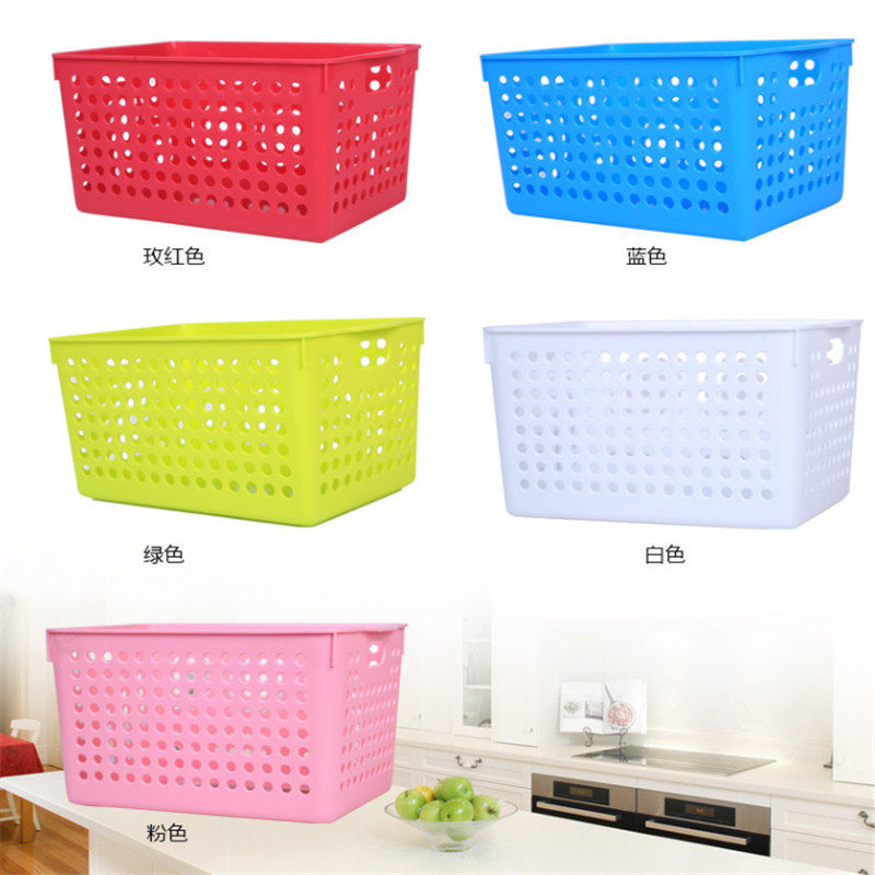Desktop Storage Plastic Basket Sundries Storage Basket Kindergarten Storage Basket Storage Box Snack Storage Finishing Basket