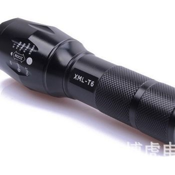 T6 flashlight aluminum alloy strong light long-range A100 barrel telescopic focusing outdoor hand-held flashlight