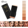 OCHEAL Flawless Eraser Foundation Stick Double Head Concealer Brightening Skin Lasting Waterproof Powder Free Foundation