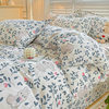 Autumn Four-Piece Bedding Set Pure Washed Cotton New Princess Style Student Dormitory Single Three-Piece Bedding Set