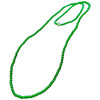 4 Natural Jadeite Green Jade Millet Bead Necklace for Women, High Ice Type Jadeite Round Bead Necklace, Hot Color Jadeite