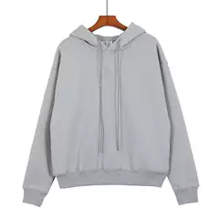 24ss American High Street European and American Trendy Male and Female Student Couple Sweatshirt Preppy Style Double Hat Fleece-lined Hooded Hoodie