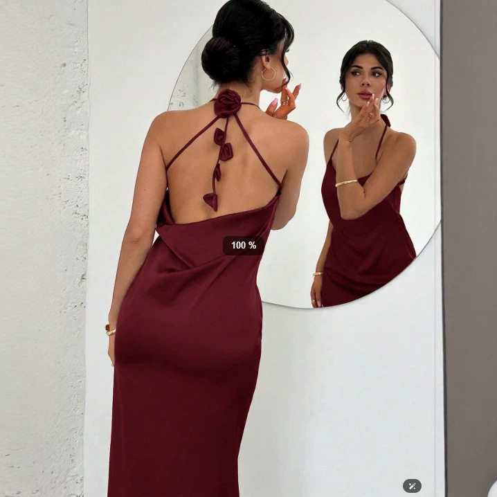 Satin Cami Top Glossy Finish Spaghetti Straps Lightweight Fabric Casual Wear Evening Out Wholesale Available