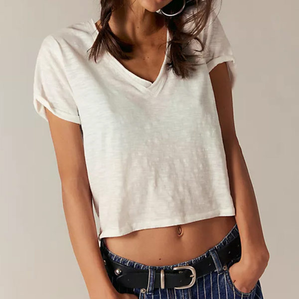áo croptop nữ tay ngắn