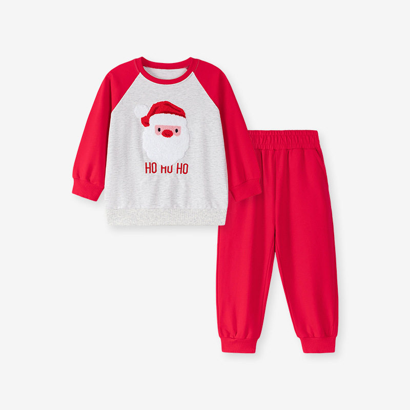 Vente en gros ensemble enfant Noël, ensemble garçon fête style, tenue enfant automne