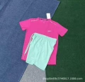 Nk pink suit green pants