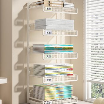 Subject Classification Storage Rack Student Desk Book Storage A4 File Organization Desktop Book Stand Layered Bookshelf