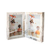 Creative One-piece Combination Folding Photo Frame Two-piece Wooden Photo Frame Photo Table Photo Frame Table Double-piece Photo Frame